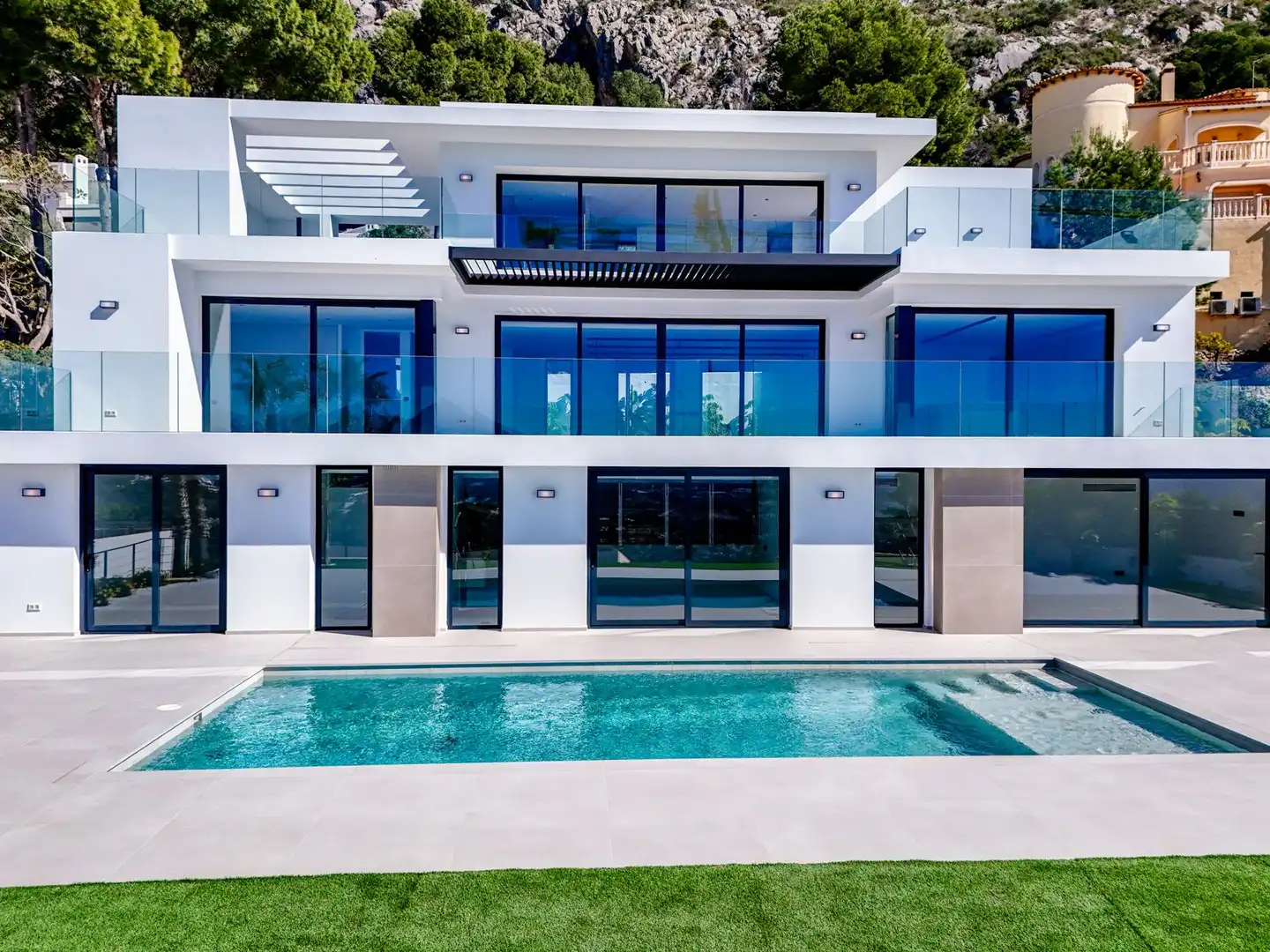Vista exterior de Casa o chalet en venta en Altea con Aire acondicionado, Calefacción y Jardín privado