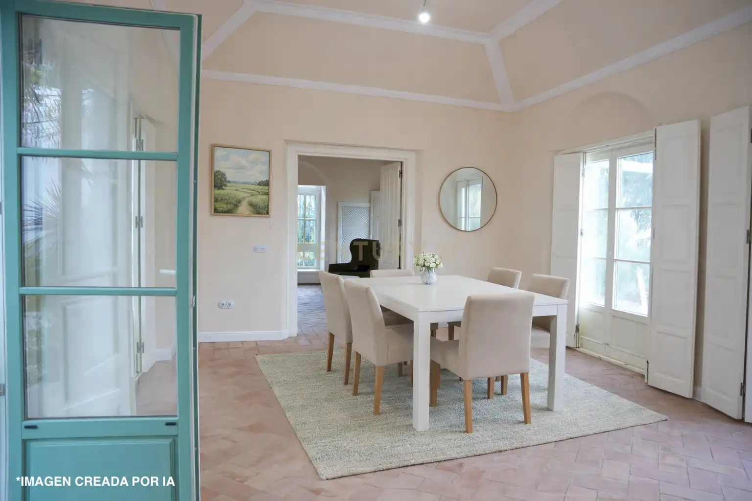 Comedor de Casa o chalet en venta en Alhaurín El Grande con Jardín privado, Trastero y Piscina
