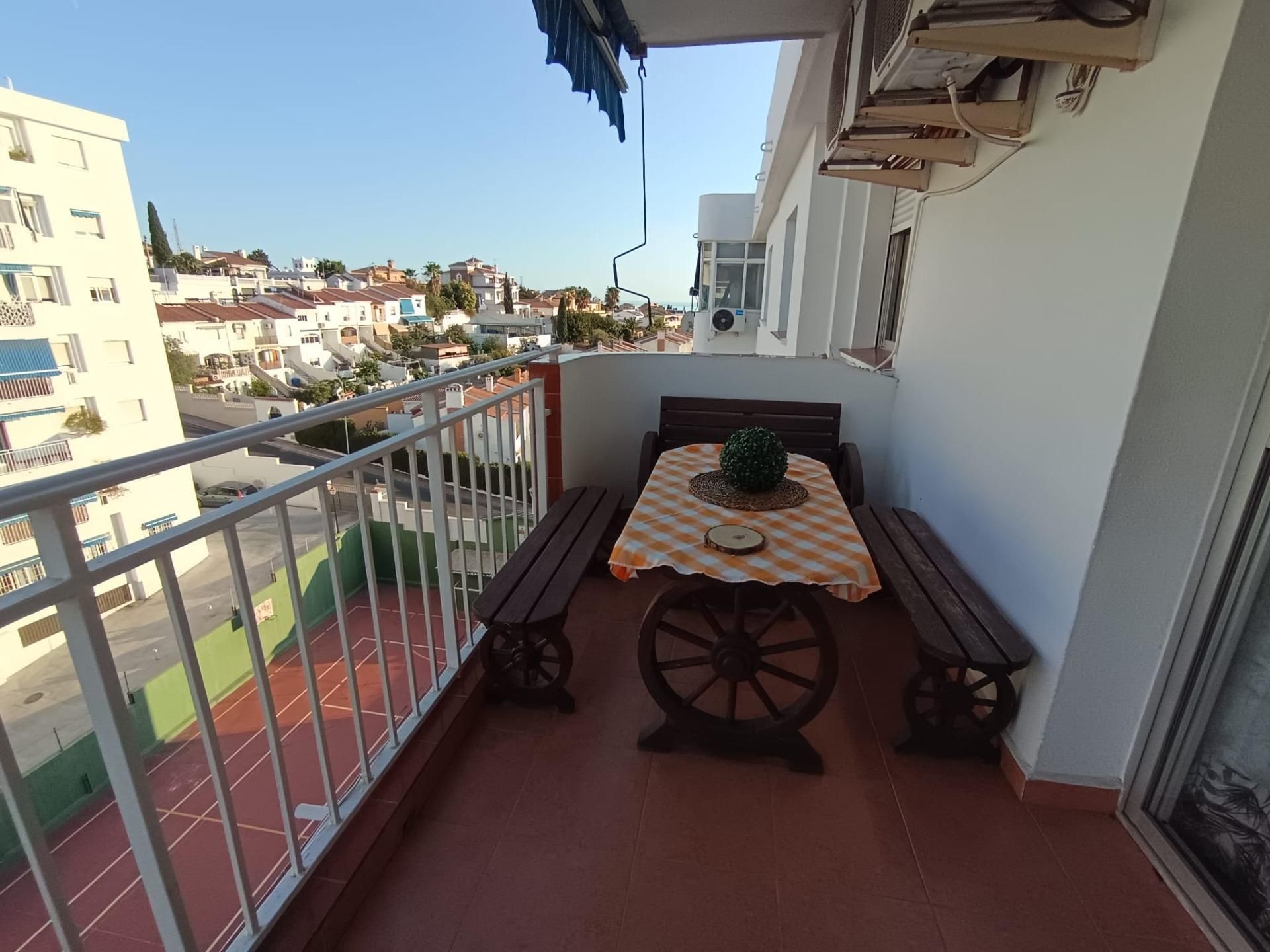 Terrace of Flat for sale in Rincón de la Victoria  with Air Conditioner, Heating and Private garden