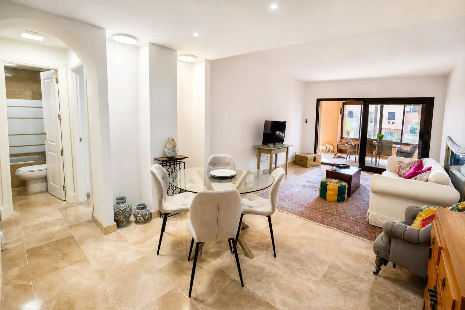 Living room of Apartments for sale in Manilva  with Air Conditioner, Terrace and Storage room