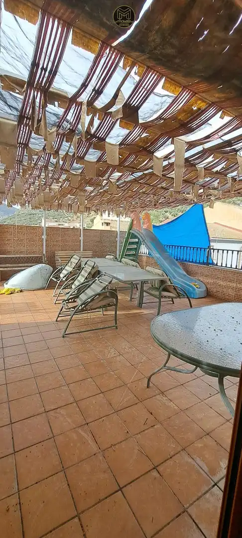 Terrassa de Casa o xalet en venda en Cárcheles amb Aire condicionat, Jardí privat i Terrassa