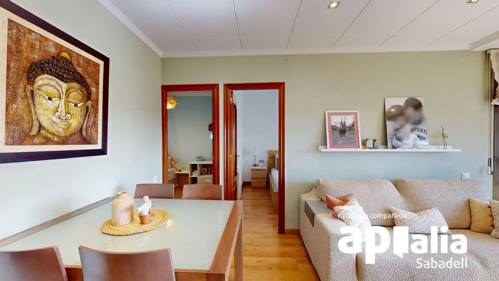 Bedroom of Flat for sale in Sabadell  with Heating, Parquet flooring and Terrace