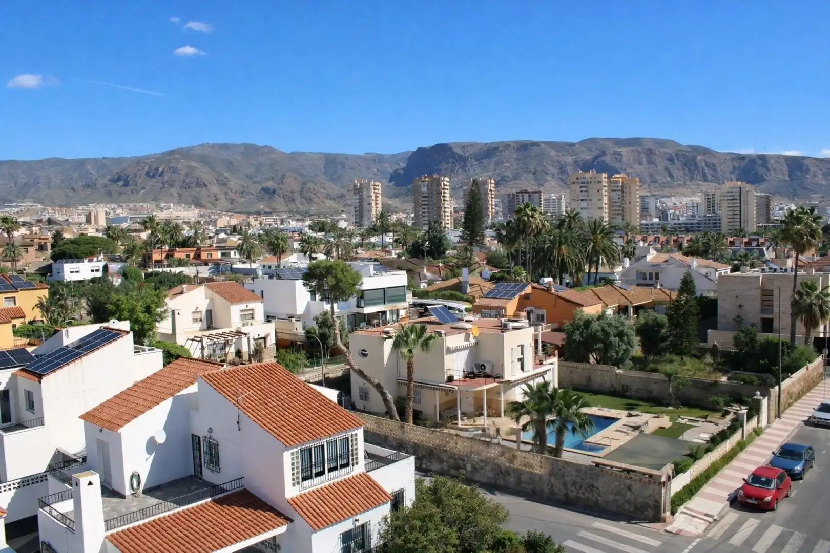 Exterior view of Flat for sale in Roquetas de Mar  with Terrace and Community pool