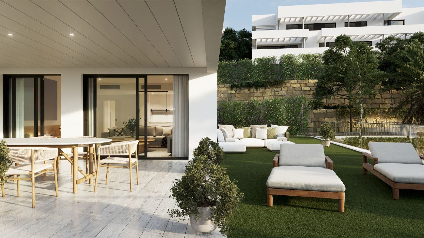 Terrassa de Apartament en venda en Casares amb Aire condicionat, Terrassa i Piscina