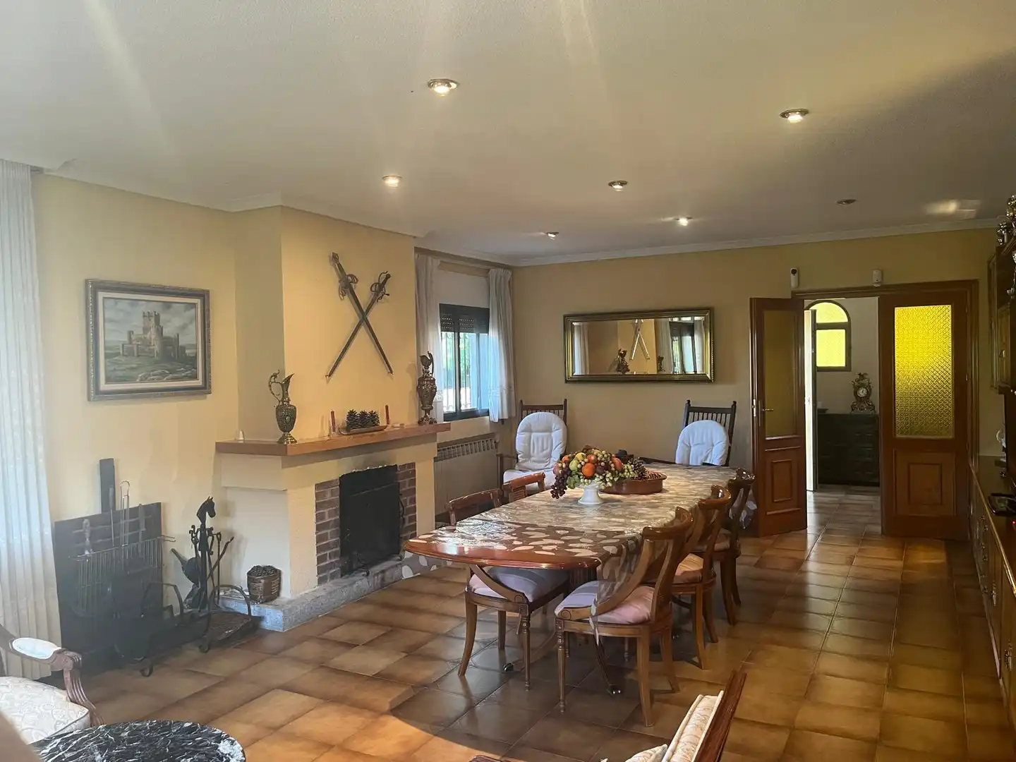 Comedor de Casa o chalet de alquiler en Becerril de la Sierra con Aire acondicionado, Calefacción y Jardín privado