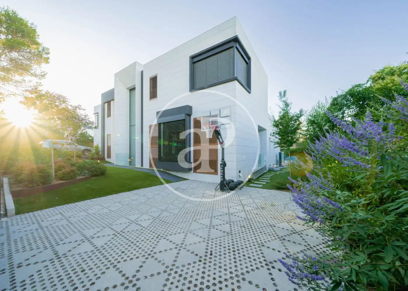 Exterior view of Houses for sale in Madrid  with Air Conditioner, Heating and Private garden