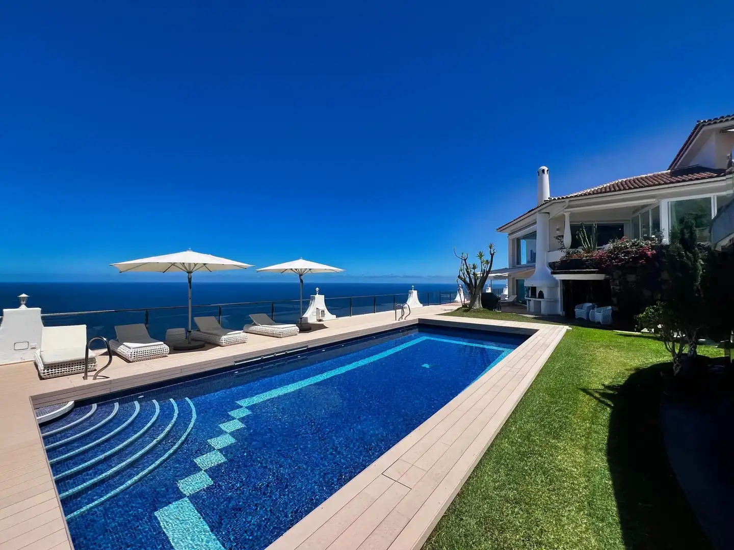 Piscina de Finca rústica en venta en Santa Úrsula con Aire acondicionado, Calefacción y Terraza