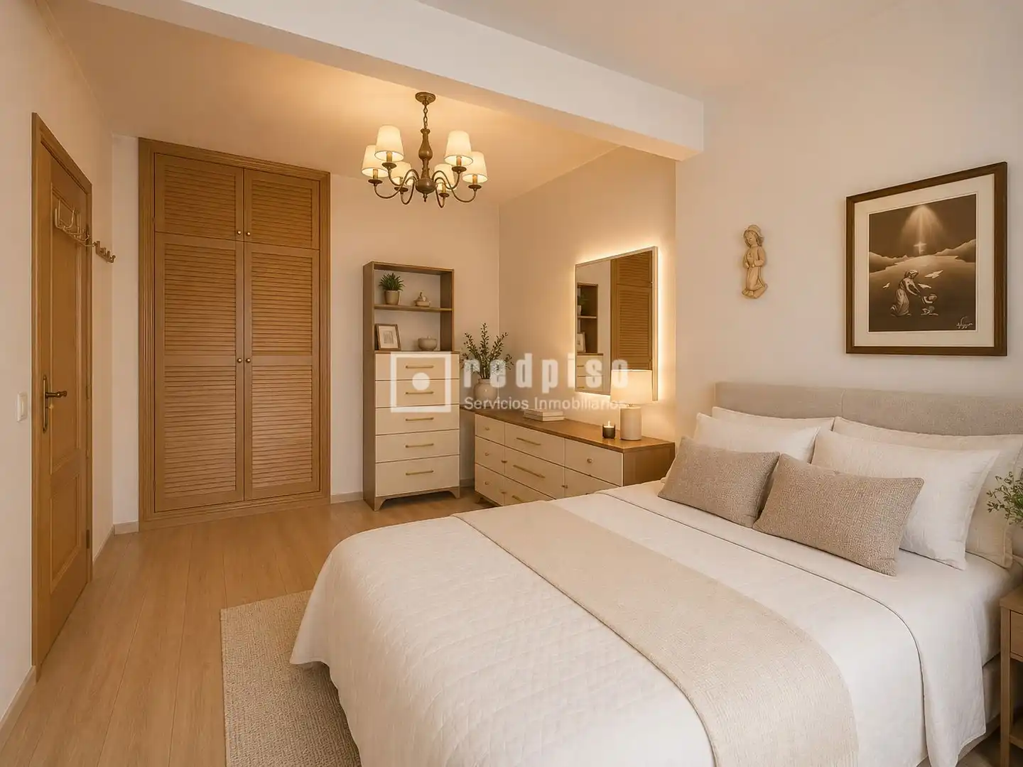 Bedroom of Flat for sale in Madrid
