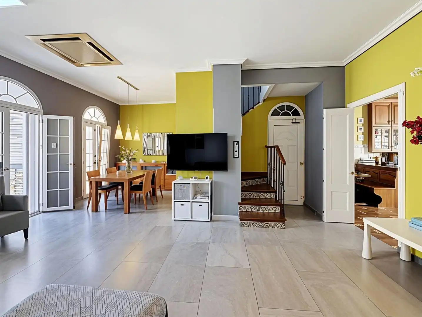 Dining room of Houses for sale in Valencia  with Air Conditioner, Heating and Parquet flooring