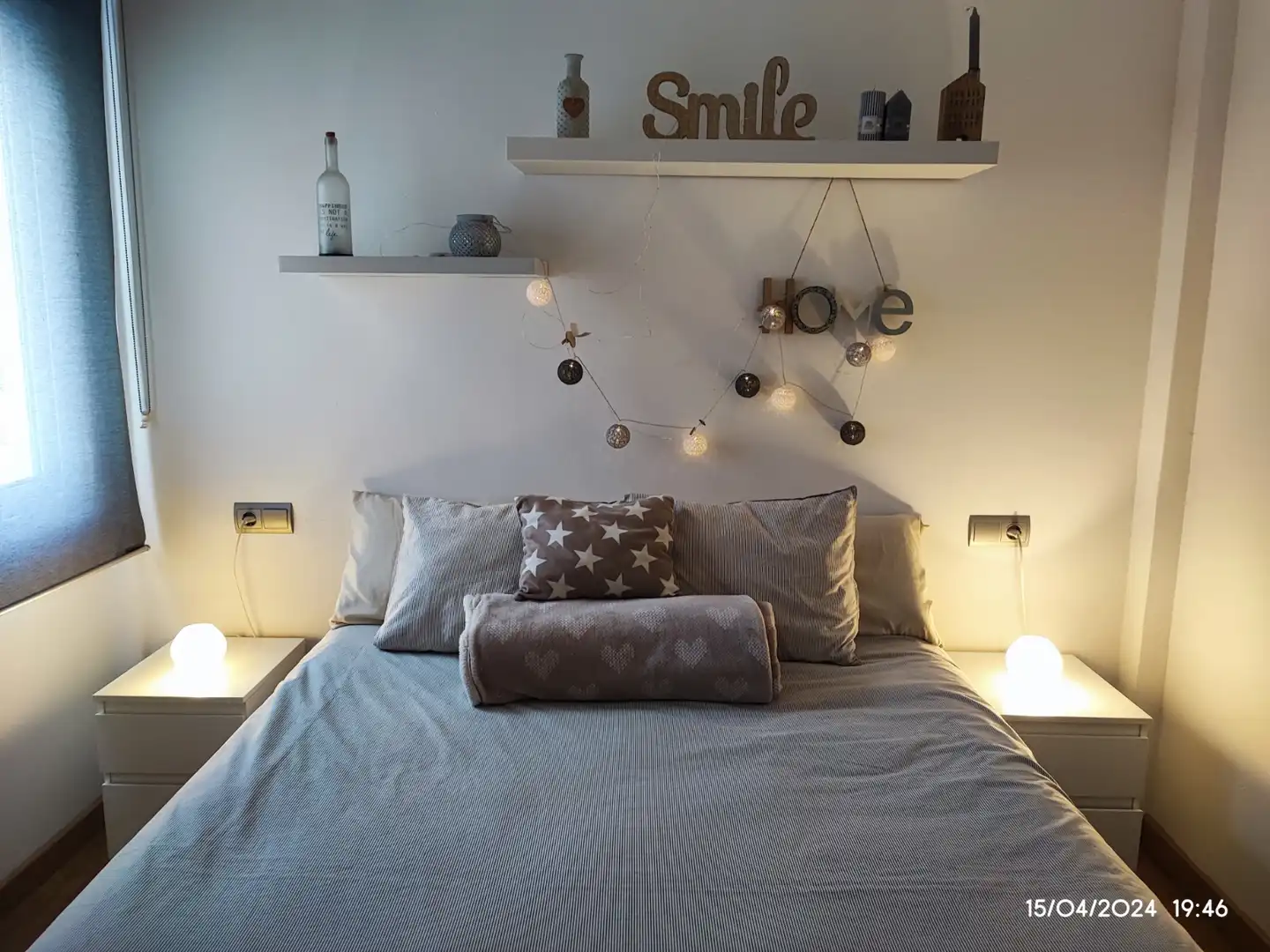Schlafzimmer von Dachboden zur Miete in Santa Pola mit Klimaanlage, Heizung und Terrasse