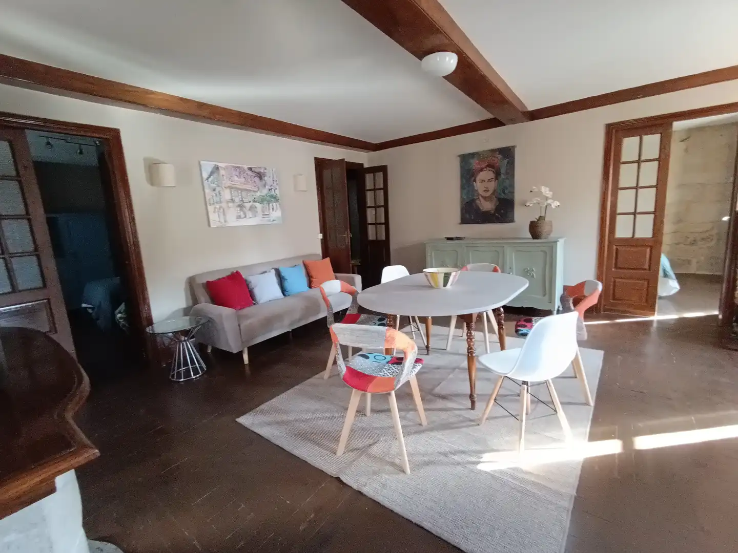 Dining room of Houses for sale in Pontevedra Capital   with Oven, Washing machine and Microwave
