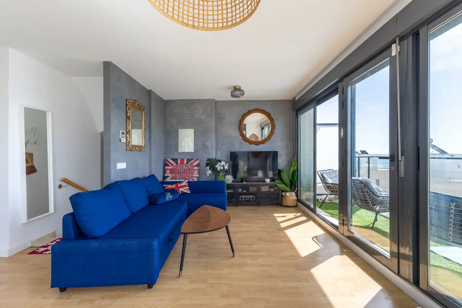 Sala de estar de Casa o chalet en venta en Cullera con Aire acondicionado, Calefacción y Jardín privado