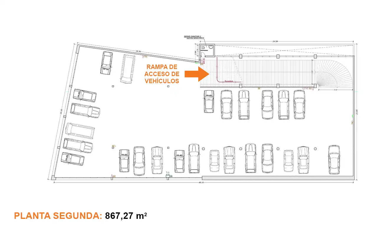 Parking de Edificio en venta en Terrassa