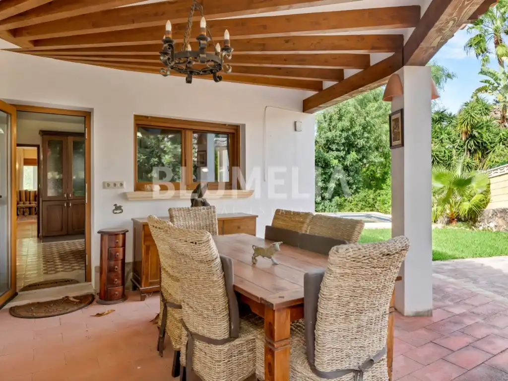Dining room of Houses for sale in Dénia  with Air Conditioner, Private garden and Terrace