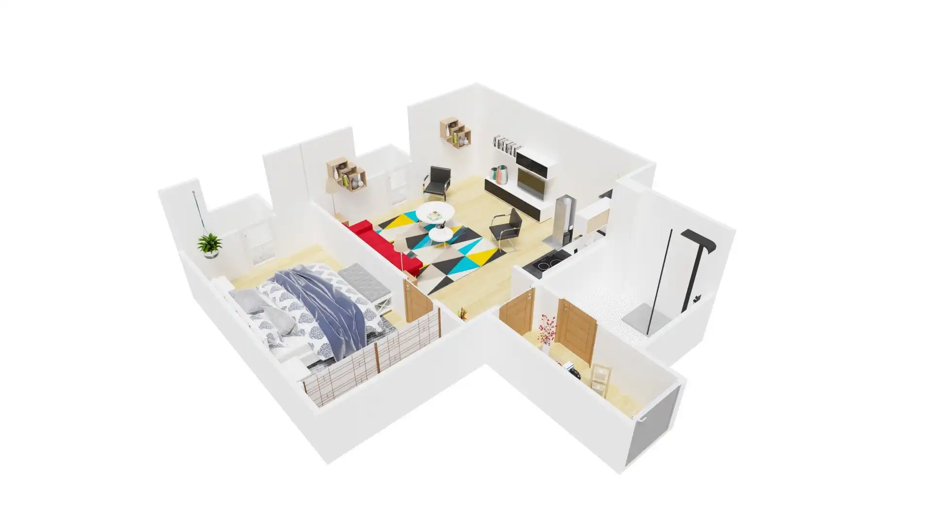 Bedroom of Flat for sale in Zaragoza  with Heating, Parquet flooring and Furnished