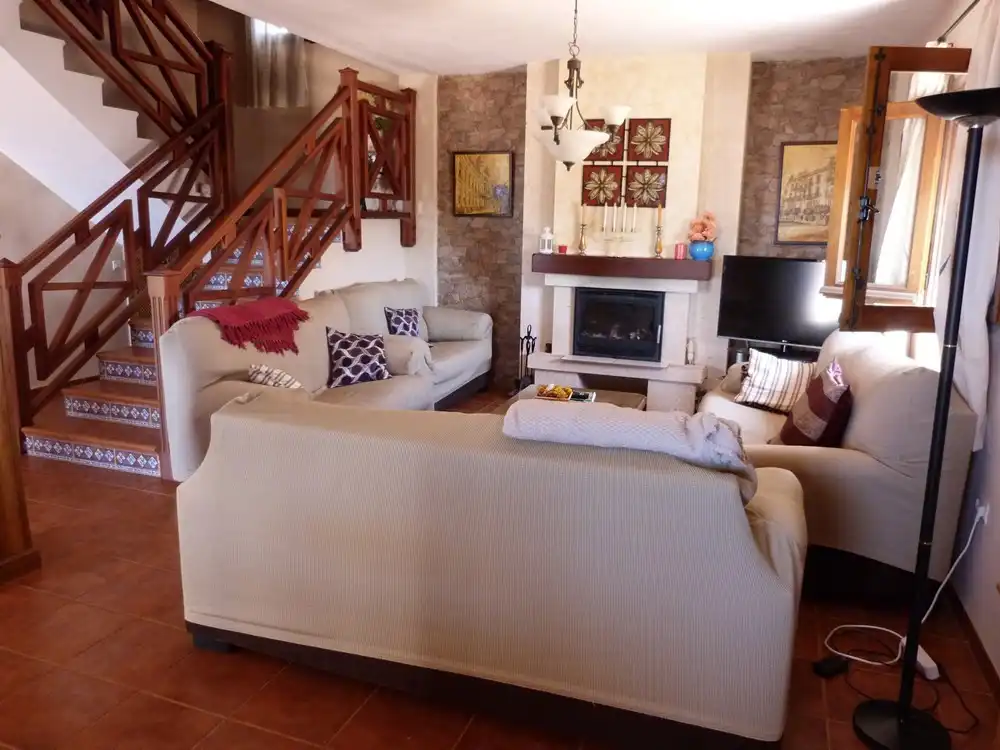 Sala de estar de Finca rústica en venta en Salobreña con Aire acondicionado, Calefacción y Terraza