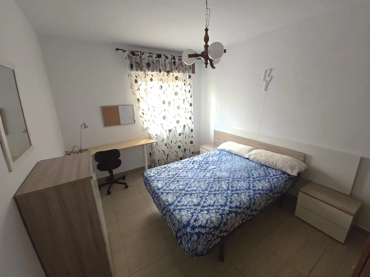 Bedroom of Flat for rent in Cáceres  with Terrace and Furnished