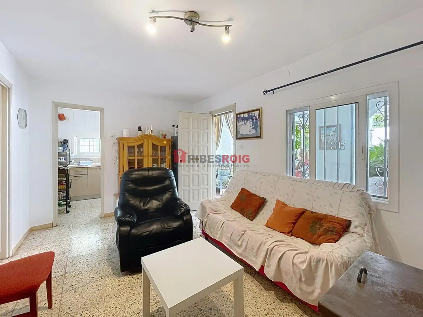 Living room of Houses for sale in Sant Pere de Ribes  with Heating, Private garden and Terrace