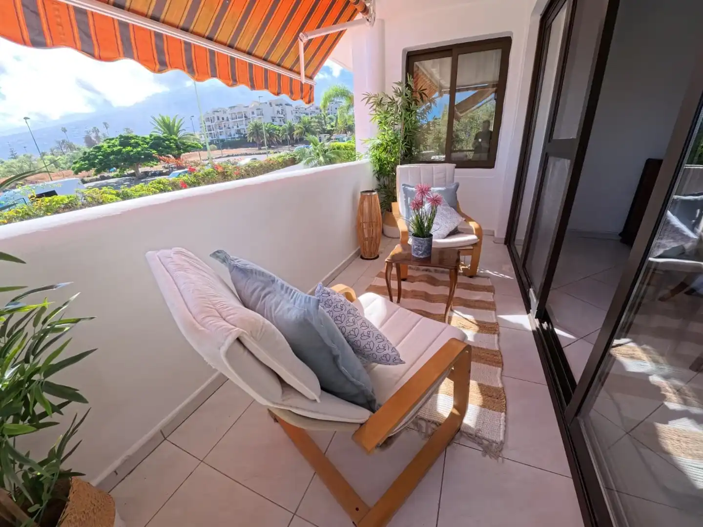 Terraza de Apartamento de alquiler en Puerto de la Cruz con Calefacción, Terraza y Trastero