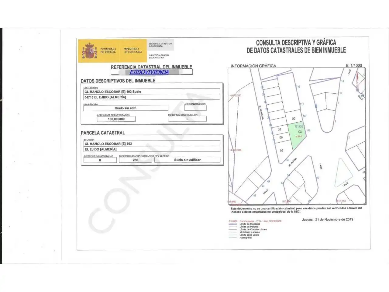Rural land for sale in Calle MANOLO ESCOBAR, imagen 2