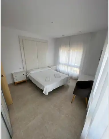 Bedroom of Apartments for rent in Benitachell / El Poble Nou de Benitatxell  with Air Conditioner, Terrace and Furnished