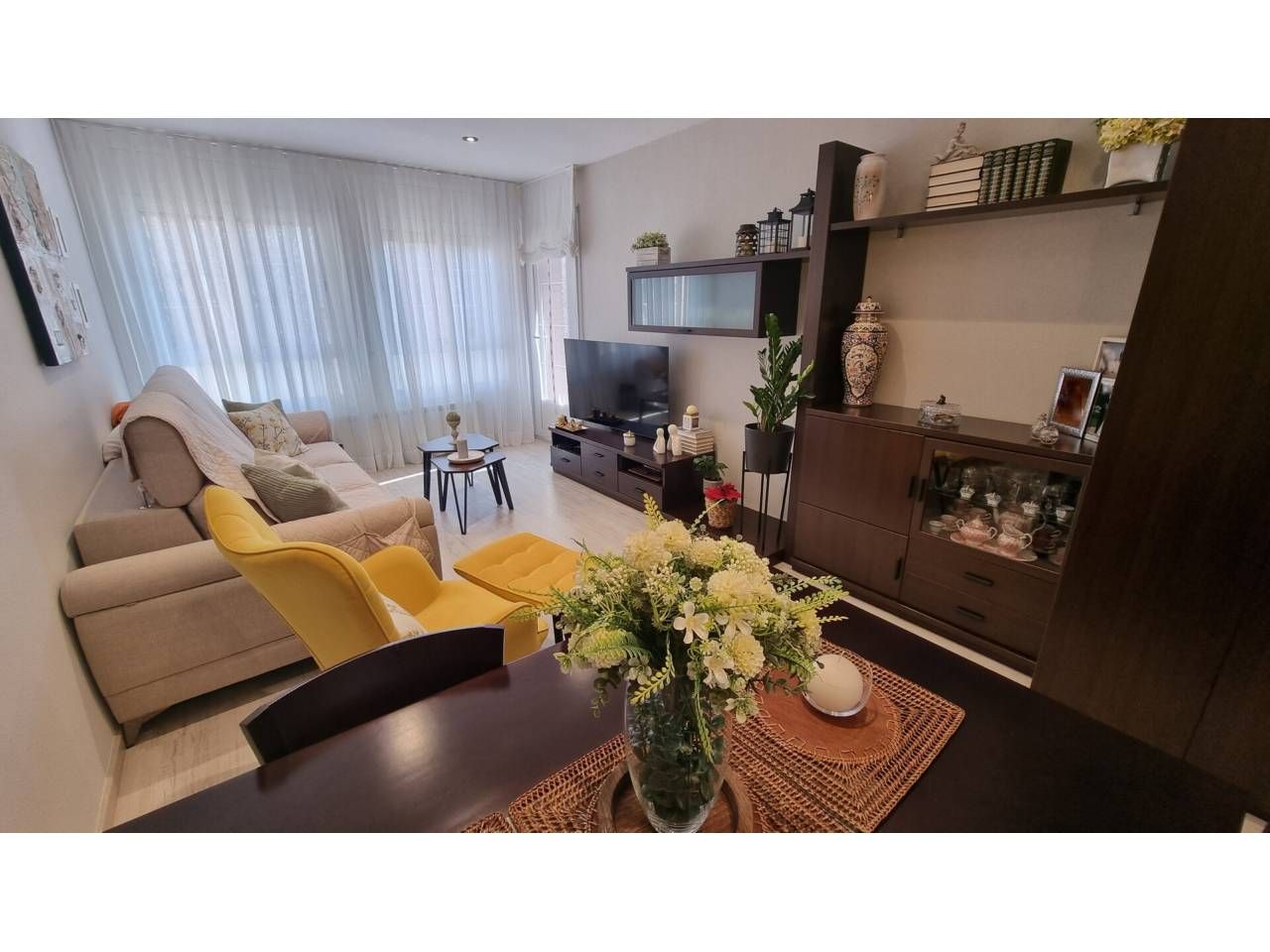 Living room of Flat for sale in Granollers  with Air Conditioner, Heating and Terrace