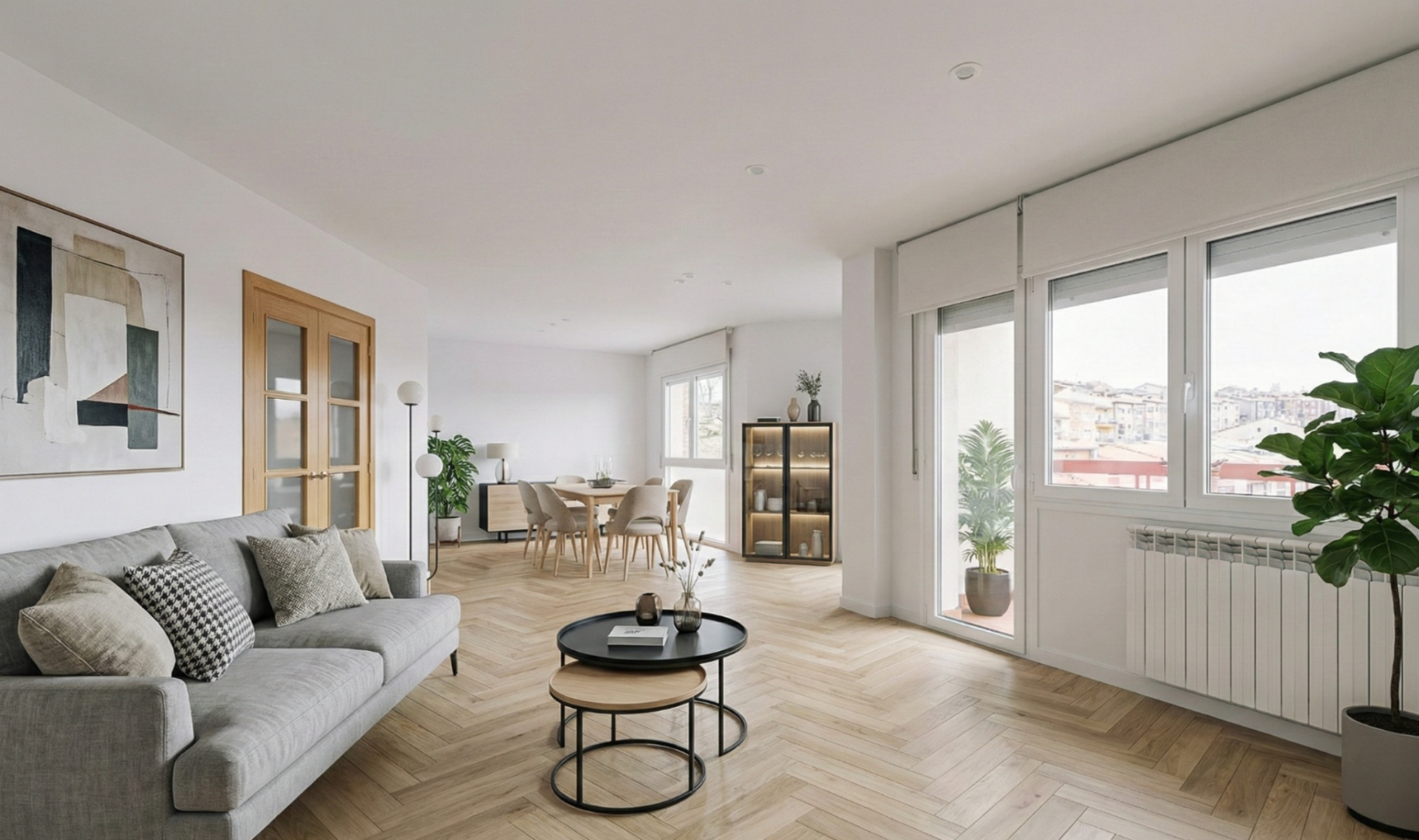 Sala de estar de Piso en venta en Torelló con Calefacción, Terraza y Trastero