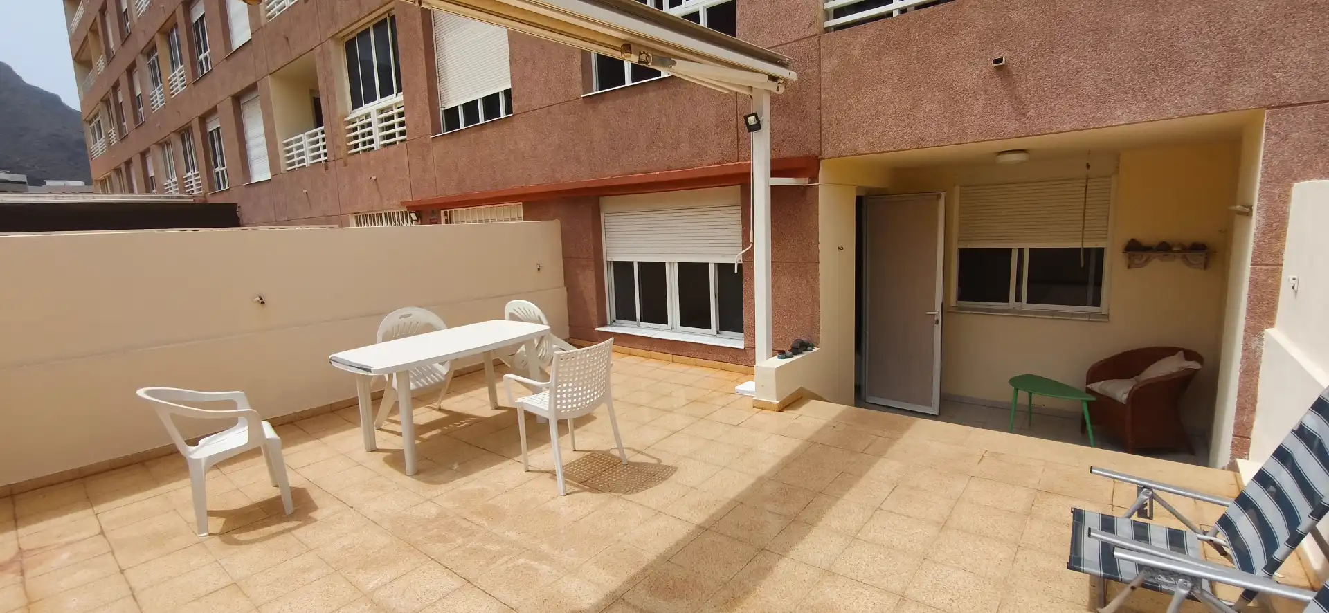 Terrasse von Wohnungen zur Miete in Punta del Hidalgo