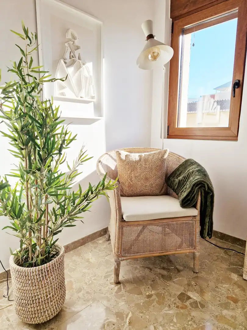 Living room of Flat for rent in Dénia  with Air Conditioner, Heating and Terrace