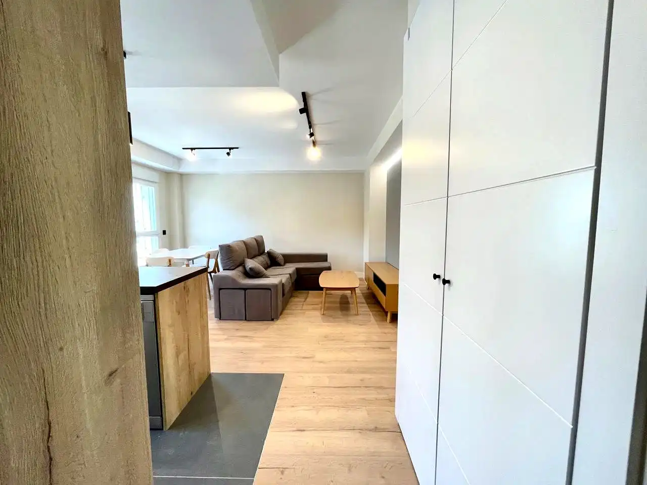 Sala d'estar de Apartament de lloguer en Madrid amb Aire condicionat, Calefacció i Moblat