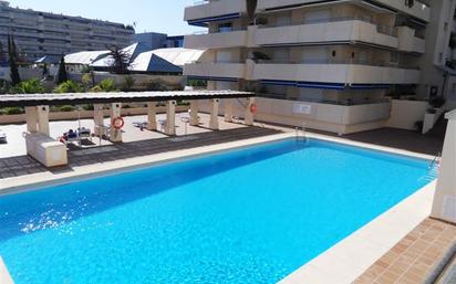 Swimming pool of Flat for sale in Marbella  with Air Conditioner, Furnished and Alarm