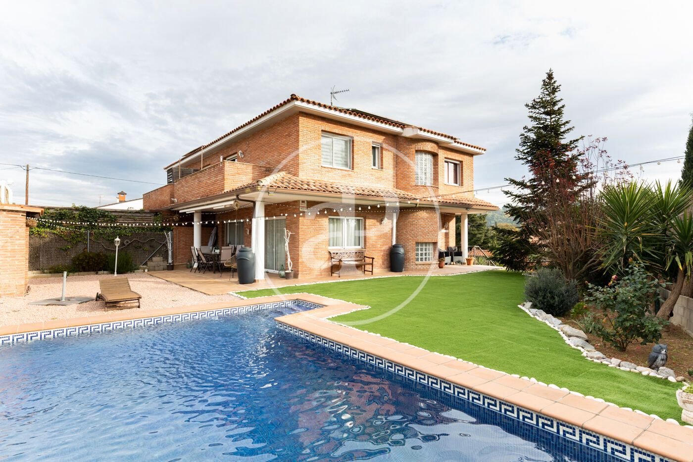 Swimming pool of Single-family semi-detached for sale in Sant Quirze del Vallès  with Heating, Private garden and Terrace