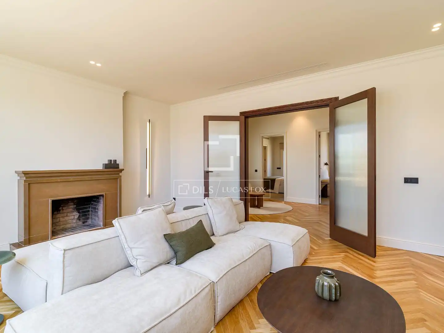 Sala de estar de Ático en venta en Barcelona con Aire acondicionado, Calefacción y Terraza