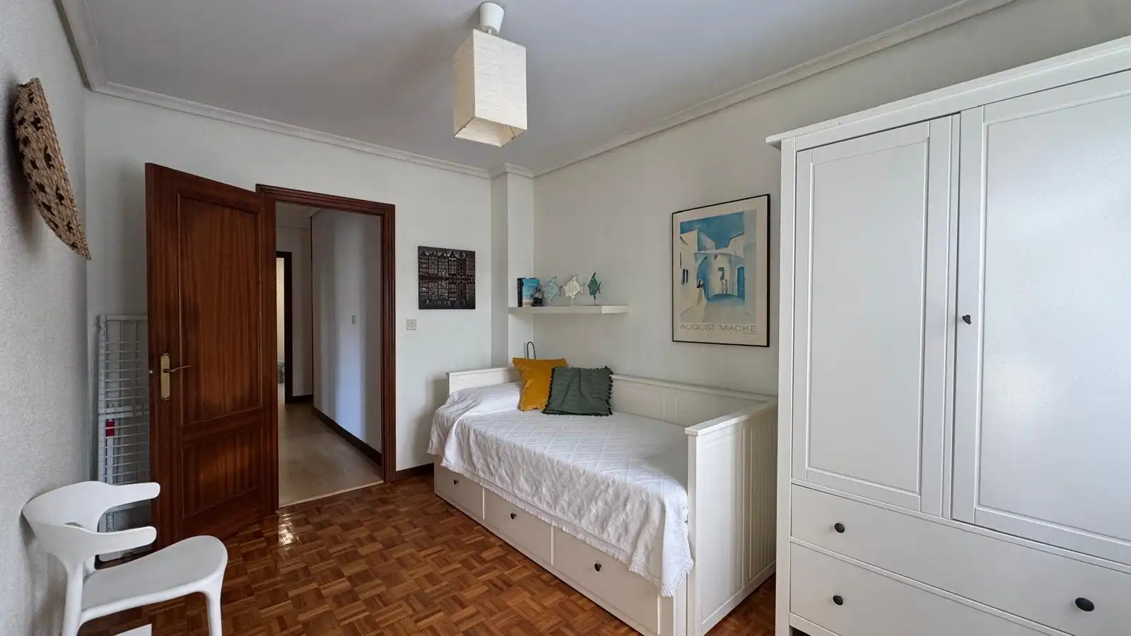 Bedroom of Flat for sale in Suances  with Heating, Parquet flooring and Terrace