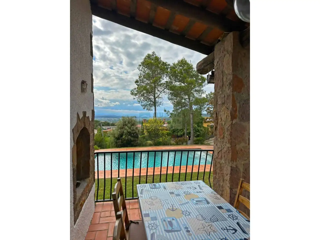 Terraza de Casa o chalet de alquiler en Begur con Calefacción, Jardín privado y Piscina