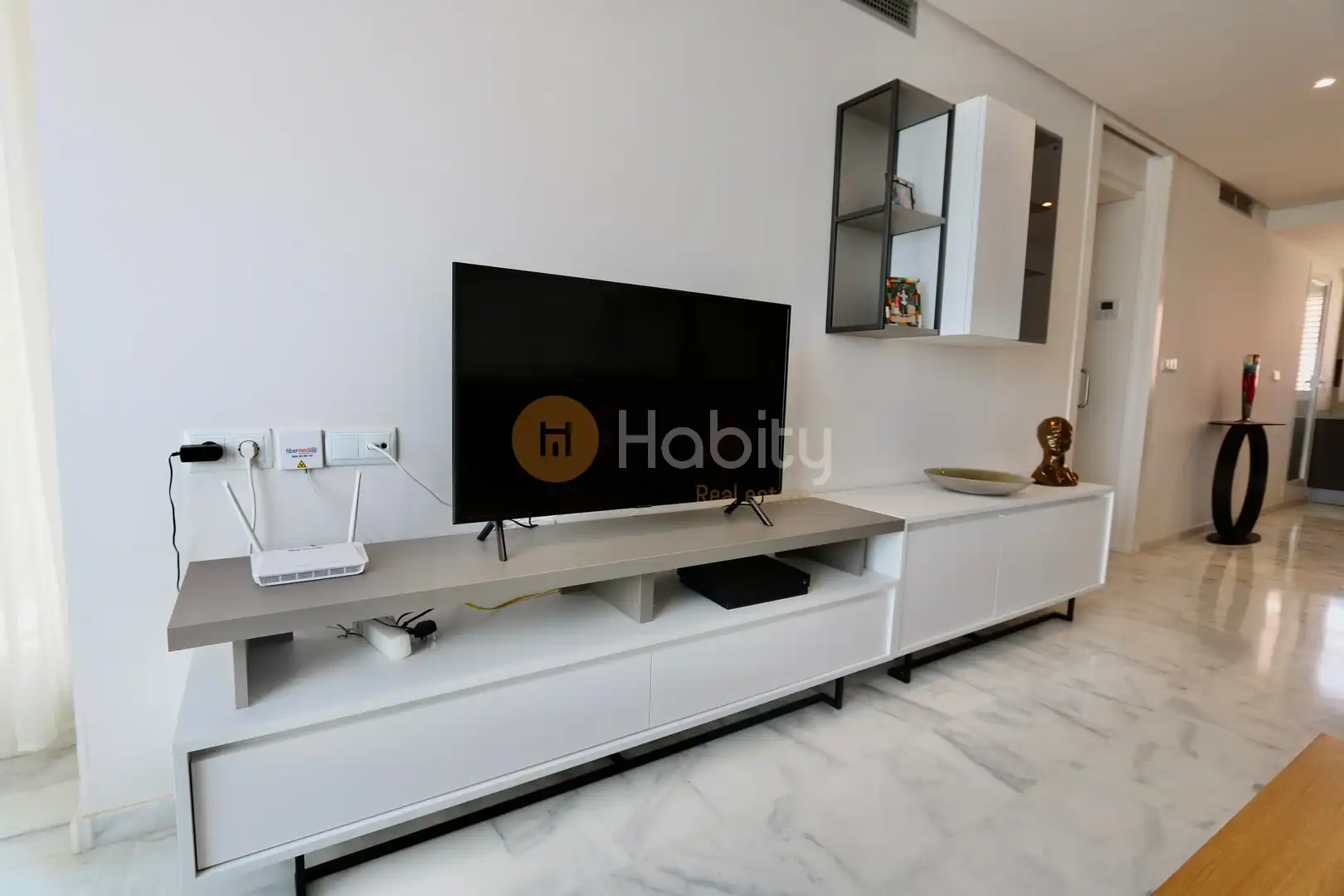 Sala de estar de Ático en venta en Fuente Álamo de Murcia con Aire acondicionado, Calefacción y Terraza