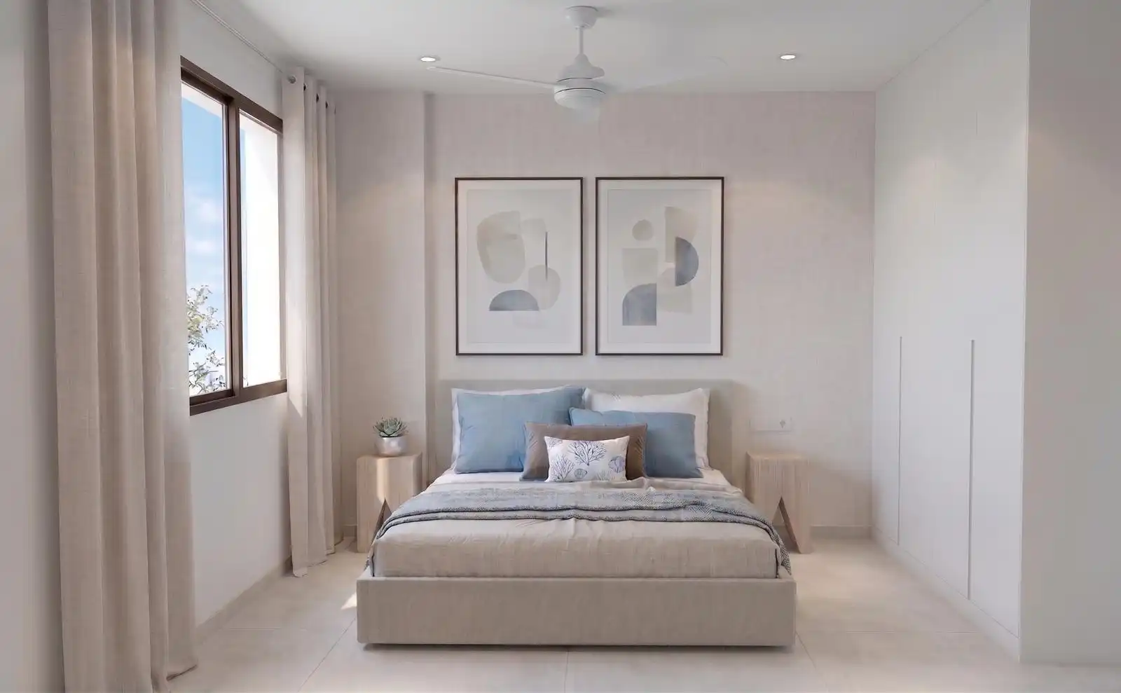 Habitación de Casa adosada en venta en Els Poblets con Aire acondicionado, Calefacción y Terraza