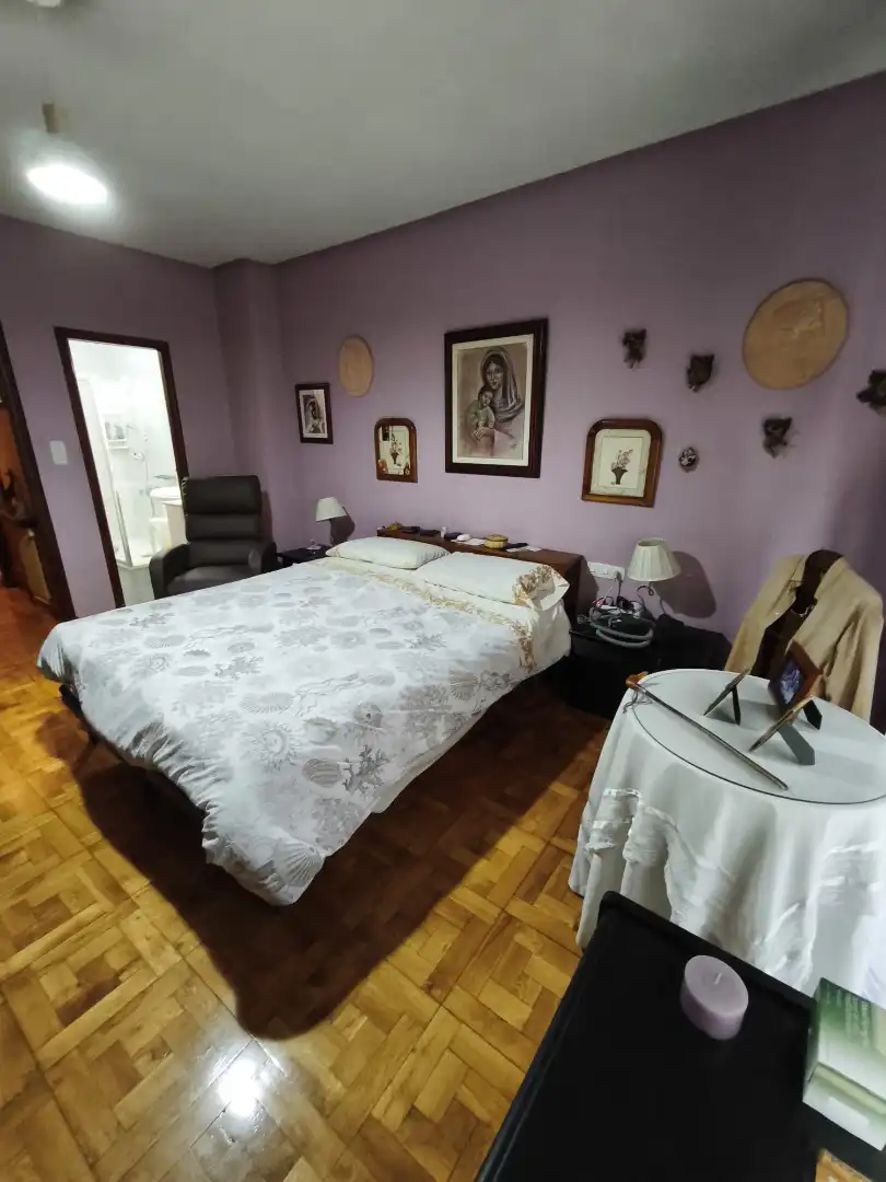 Bedroom of Flat for sale in Ourense Capital   with Heating, Parquet flooring and Terrace