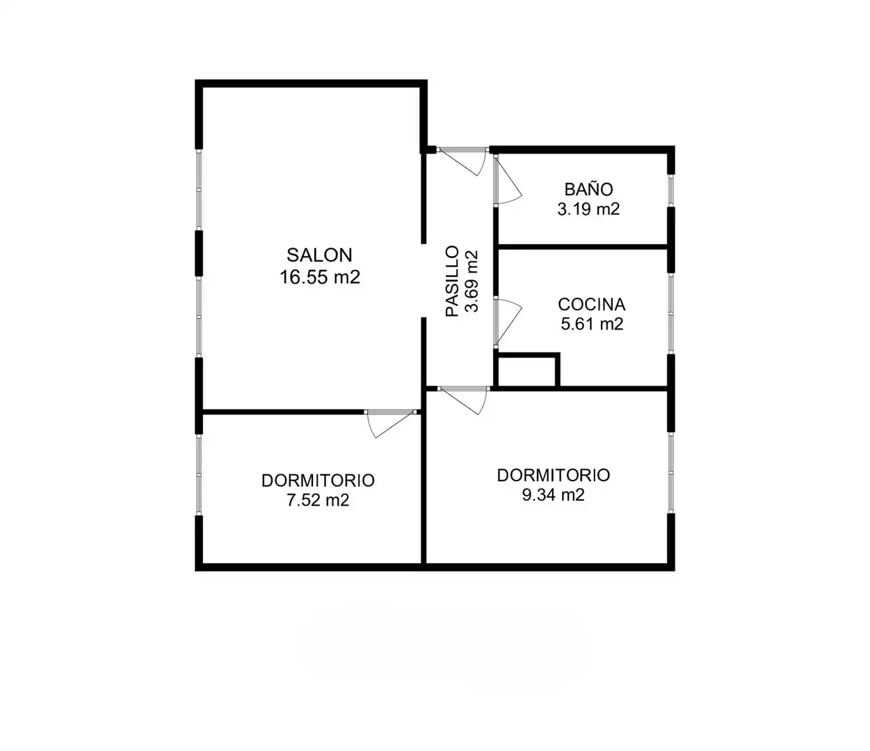 Wohnung zum Verkauf in Zaragoza mit Klimaanlage und Heizung