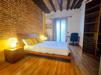 Bedroom of Flat for sale in  Barcelona Capital  with Air Conditioner and Balcony