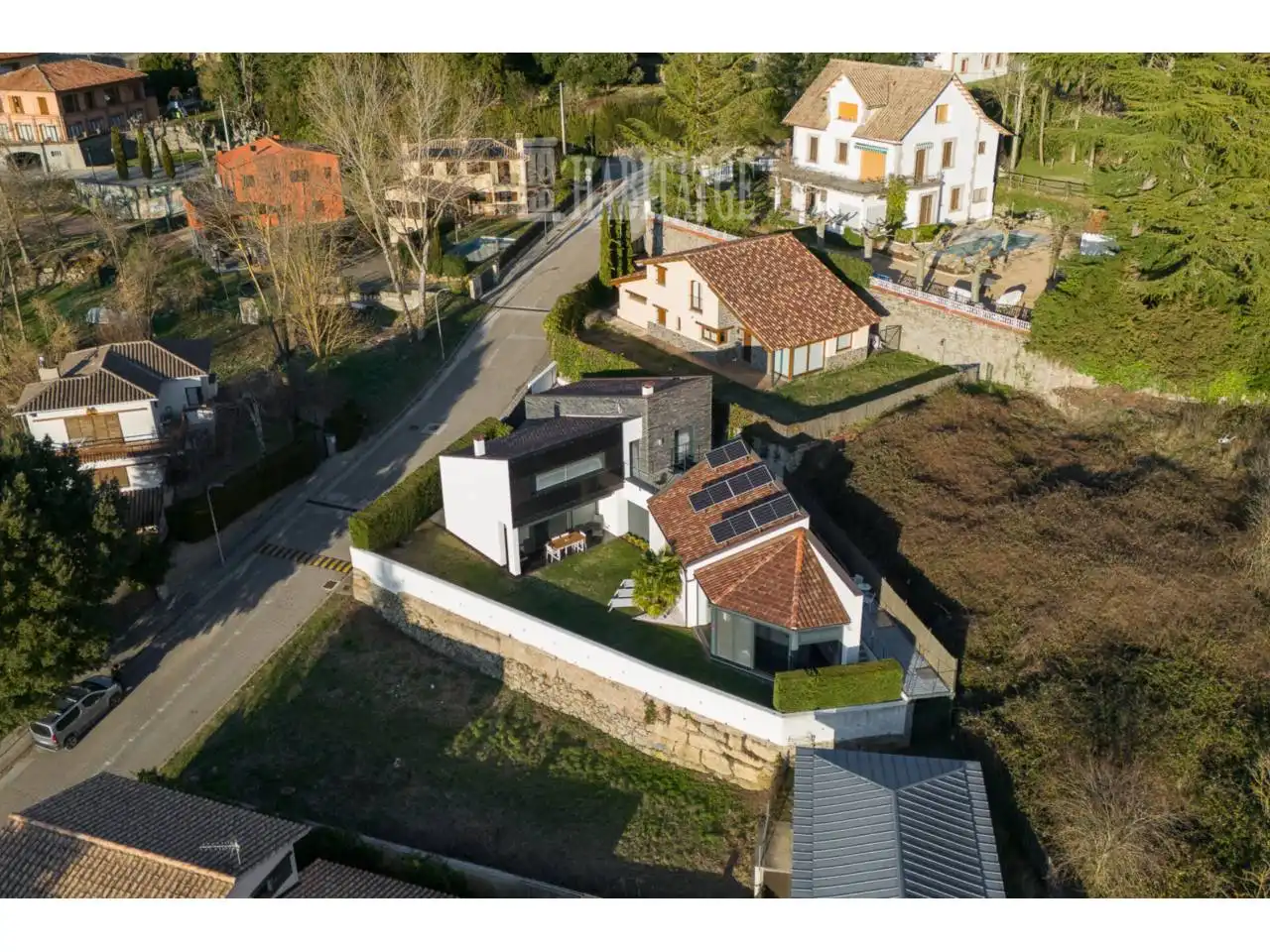 Vista exterior de Casa o chalet en venta en Viladrau con Aire acondicionado, Calefacción y Jardín privado
