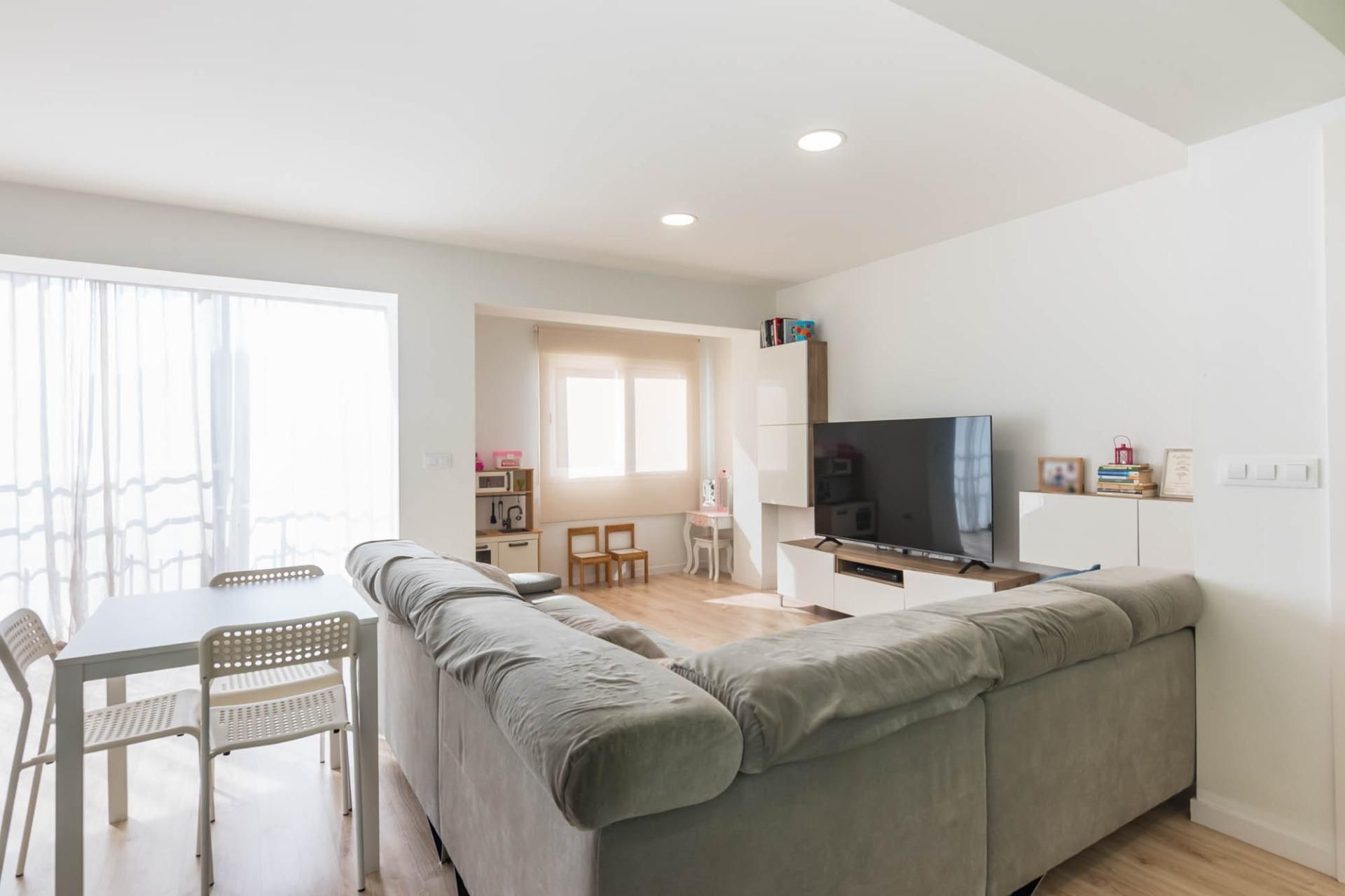 Living room of Flat for sale in  Murcia Capital  with Heating and Storage room