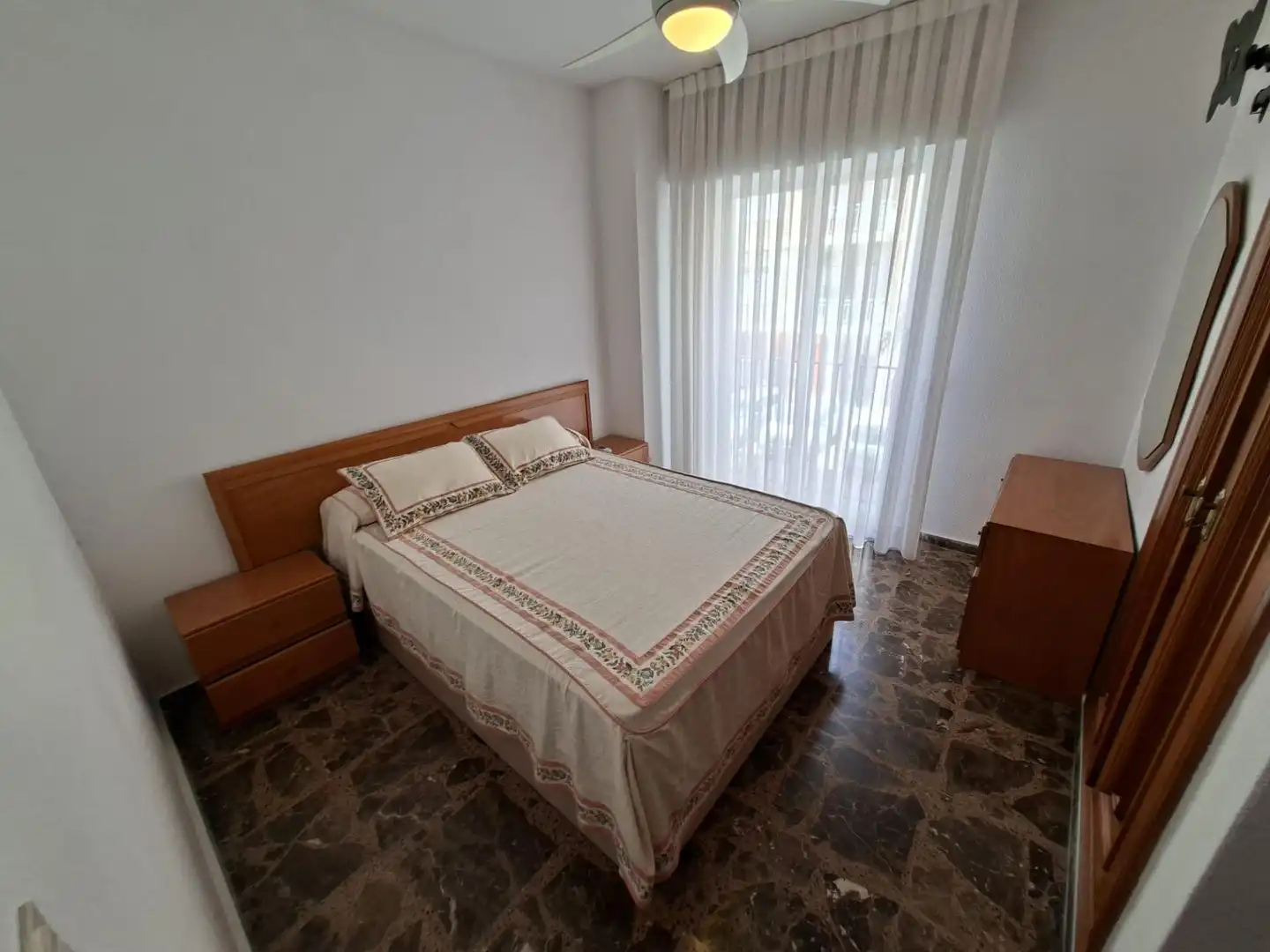 Schlafzimmer von Wohnung zur Miete in Murcia mit Klimaanlage, Abstellraum und Möbliert