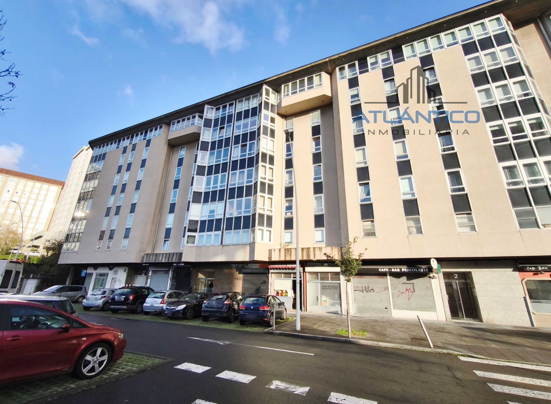 Exterior view of Flat for sale in A Coruña Capital   with Parquet flooring, Storage room and Furnished