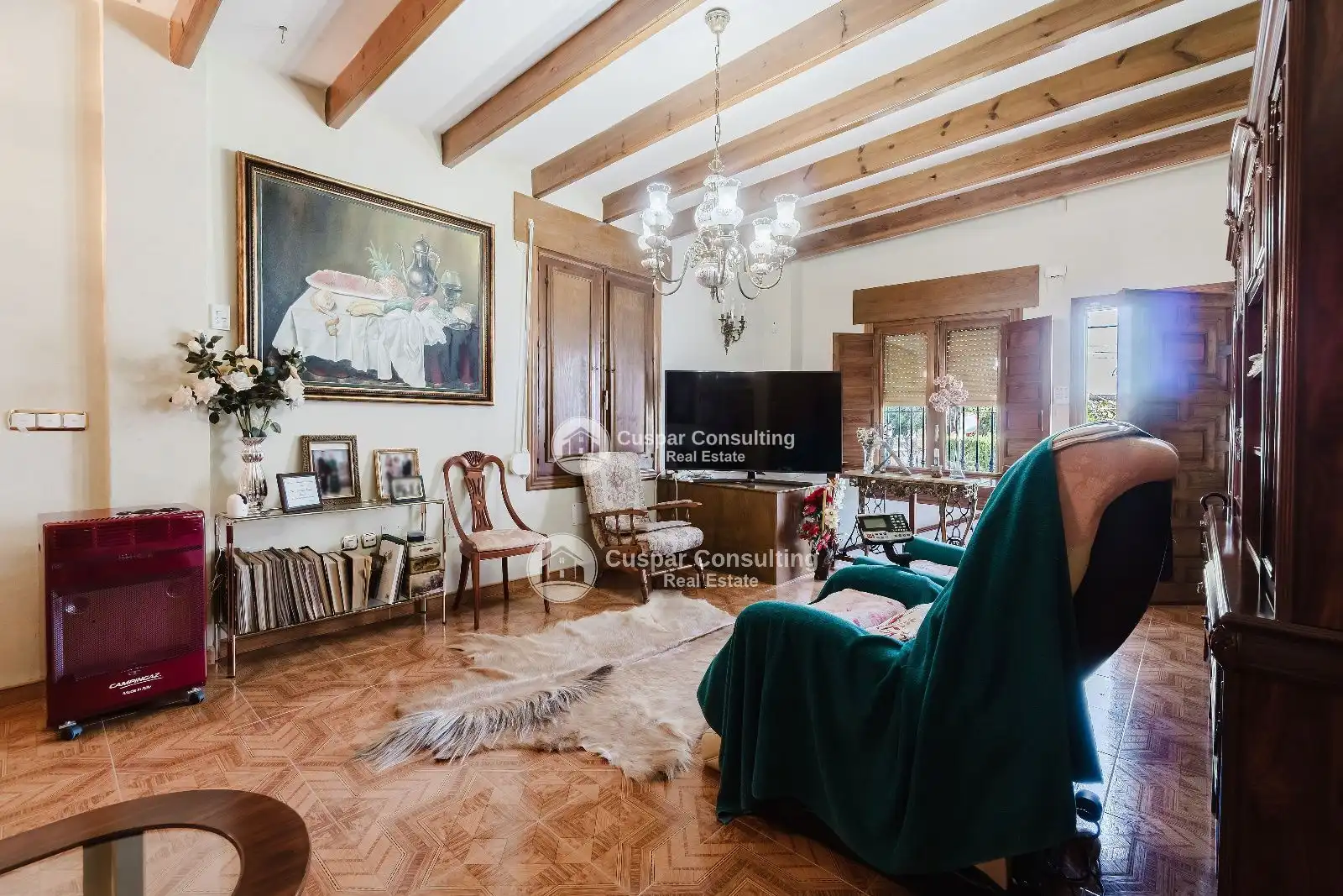 Sala d'estar de Casa o xalet en venda en Orihuela amb Aire condicionat, Calefacció i Terrassa