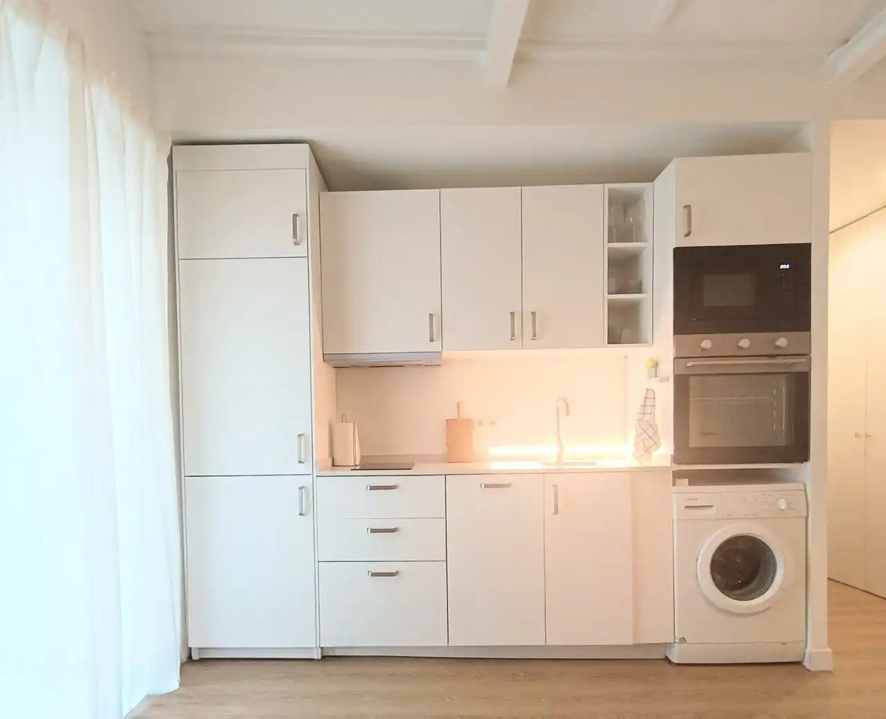 Küche von Wohnung zur Miete in Madrid mit Klimaanlage, Heizung und Möbliert