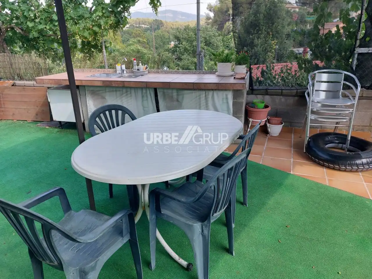 Terrassa de Casa o xalet en venda en Vacarisses amb Aire condicionat, Calefacció i Jardí privat