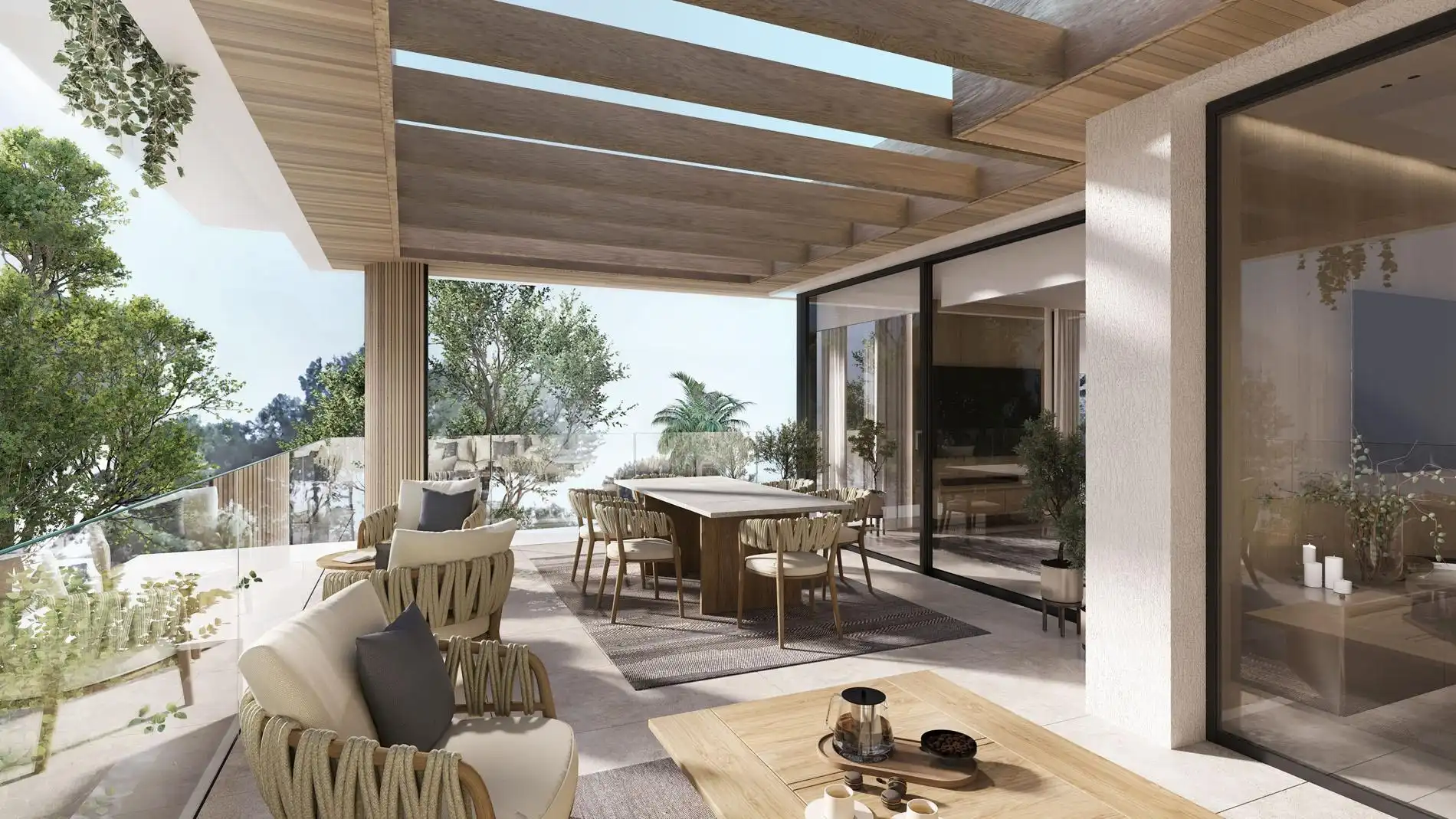 Terrace of Apartments for sale in Estepona  with Air Conditioner, Heating and Private garden