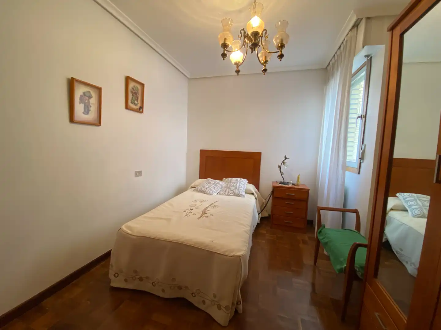 Bedroom of Flat for sale in Palencia  with Heating and Furnished