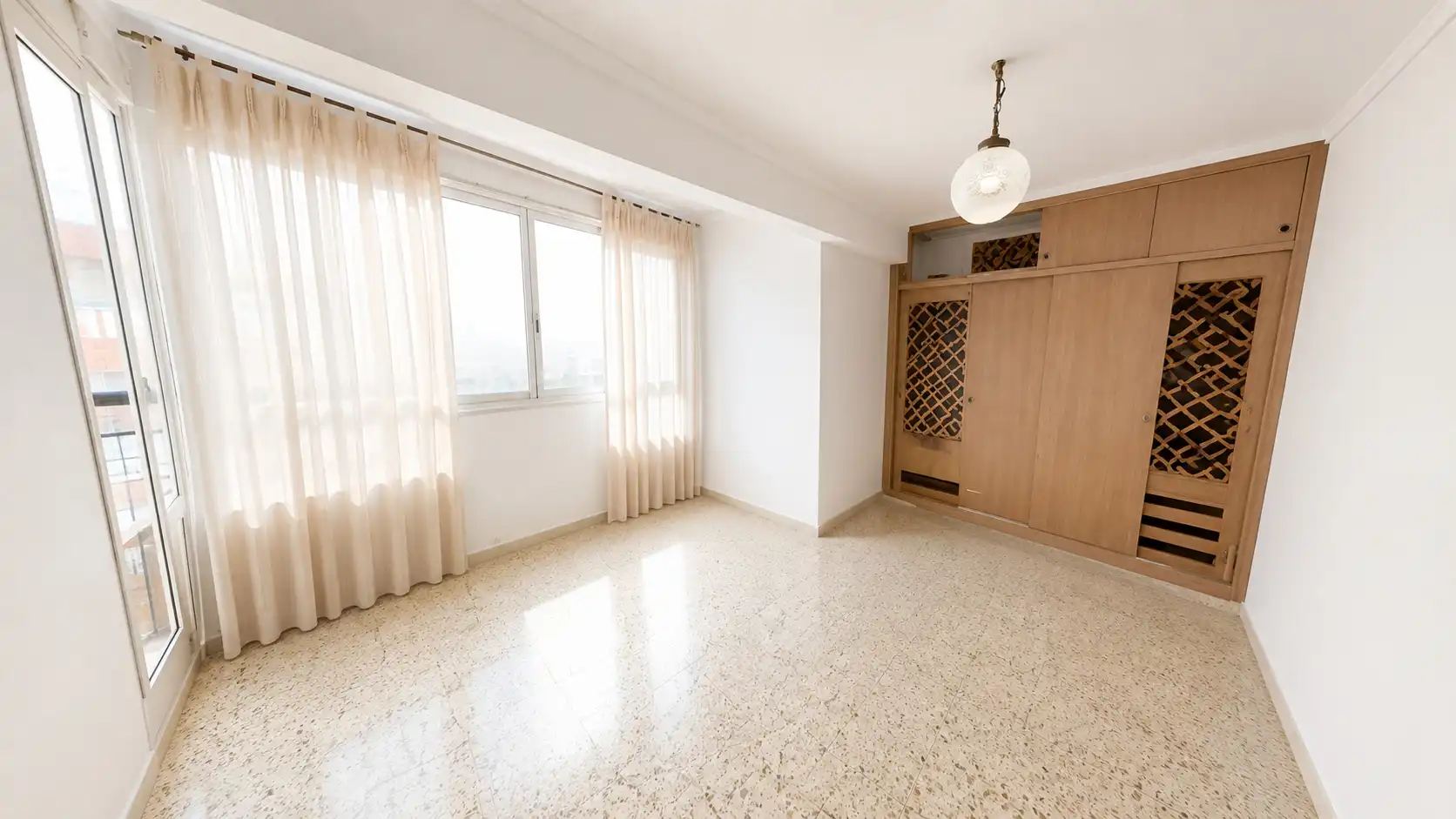Schlafzimmer von Wohnung zum Verkauf in Alicante / Alacant mit Parkett, Terrasse und Möbliert